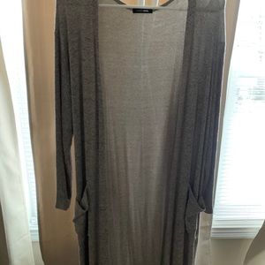 Long Gray cardigan